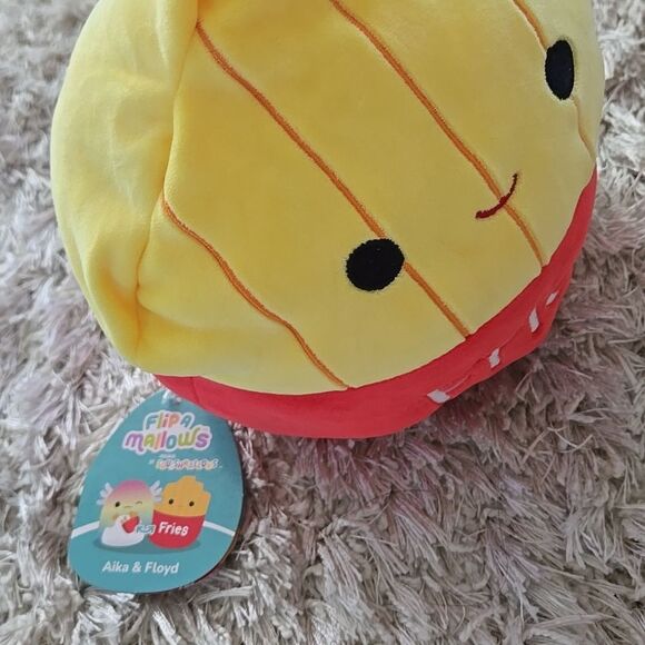 Cute Flip Plush FlipAMallows 8" Aika Floyd Fries Squishmallows - Picture 10 of 16